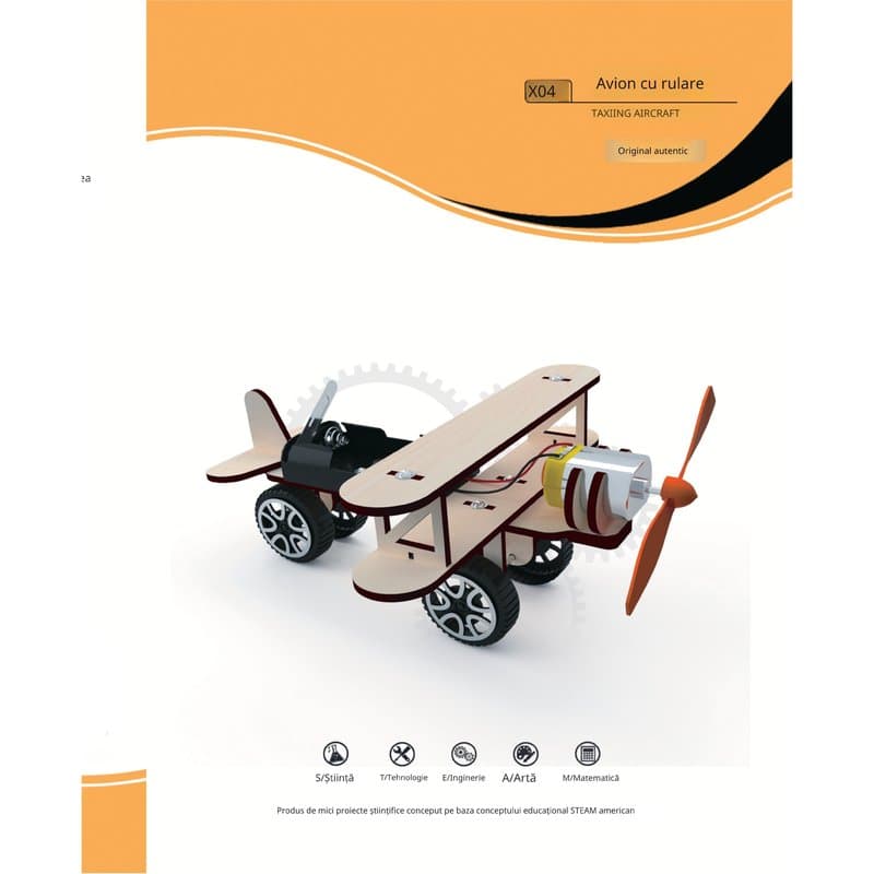 Avion cu Alunecare - kit DIY asamblat