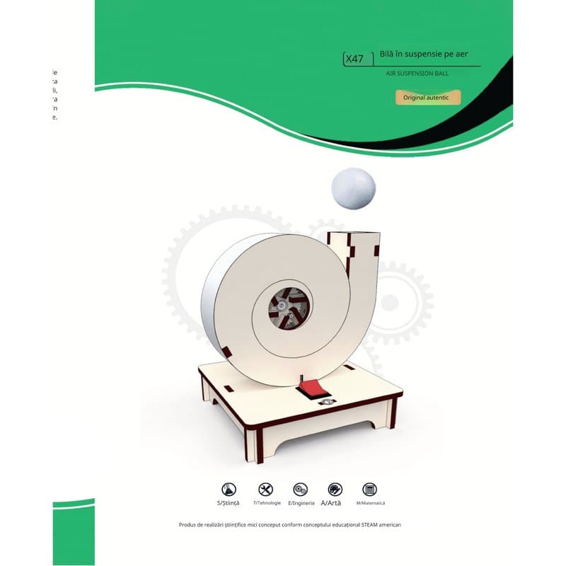 Minge Levitație Aer - kit DIY asamblat