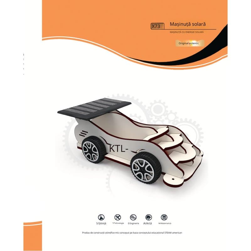 Mașinuță Solară - kit DIY asamblat